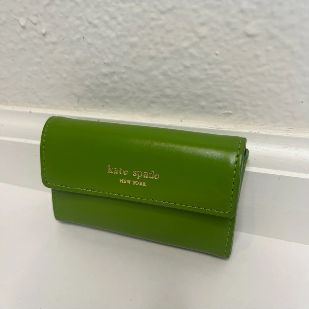 Kate Spade Green Business Card Holder